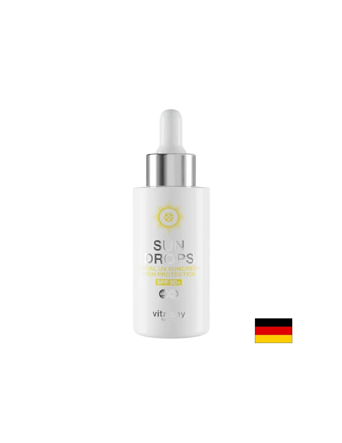 Crème pour le visage de crème solaire 50+, 40 ml