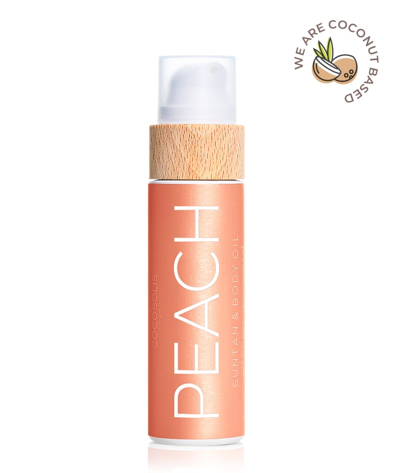 Pêche suntan et huile corporelle 100 ml