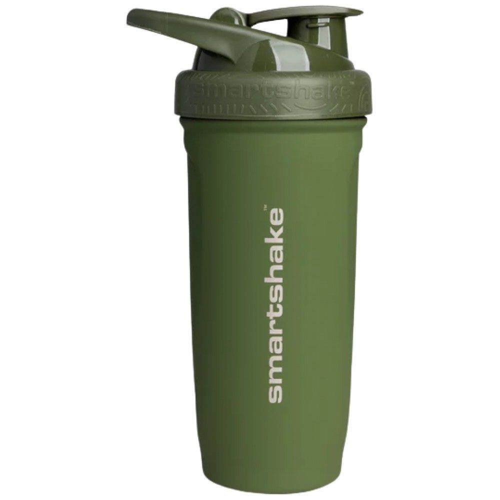 Smart Renforce en acier inoxydable Shaker | Green de l'armée - 900 ml