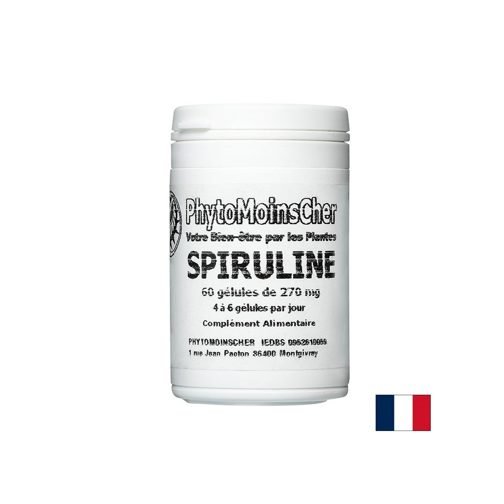 Énergie et immunité - Spiruline, 270 mg x 60 capsules