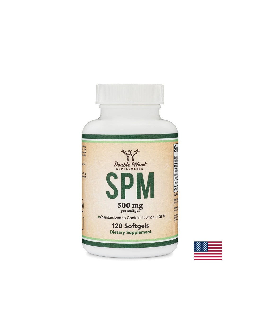 SPM 500 mg - 120 capsules de gel