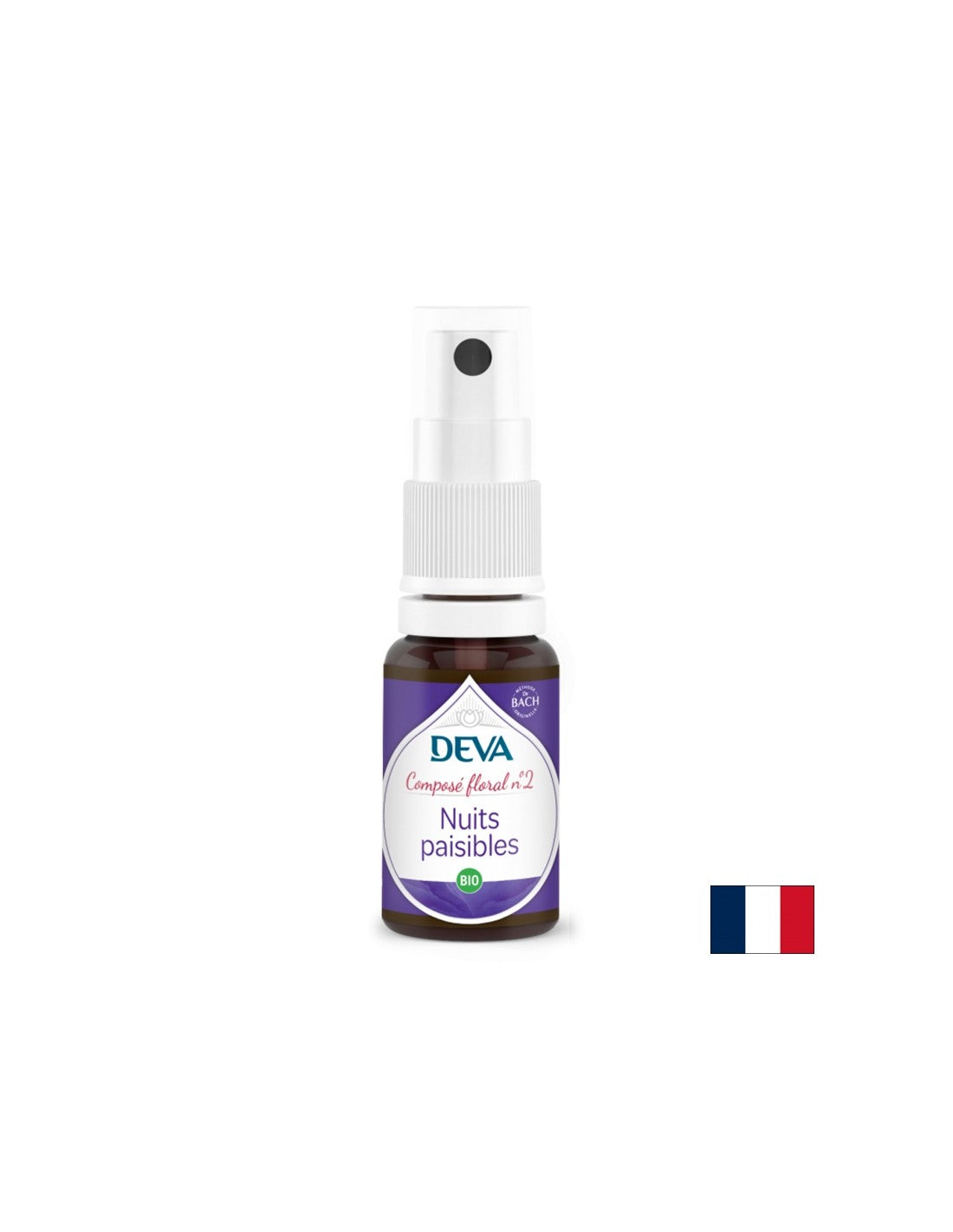 Nuits paisibles, Bach Flower Essences No. 2, Spray 15 ml
