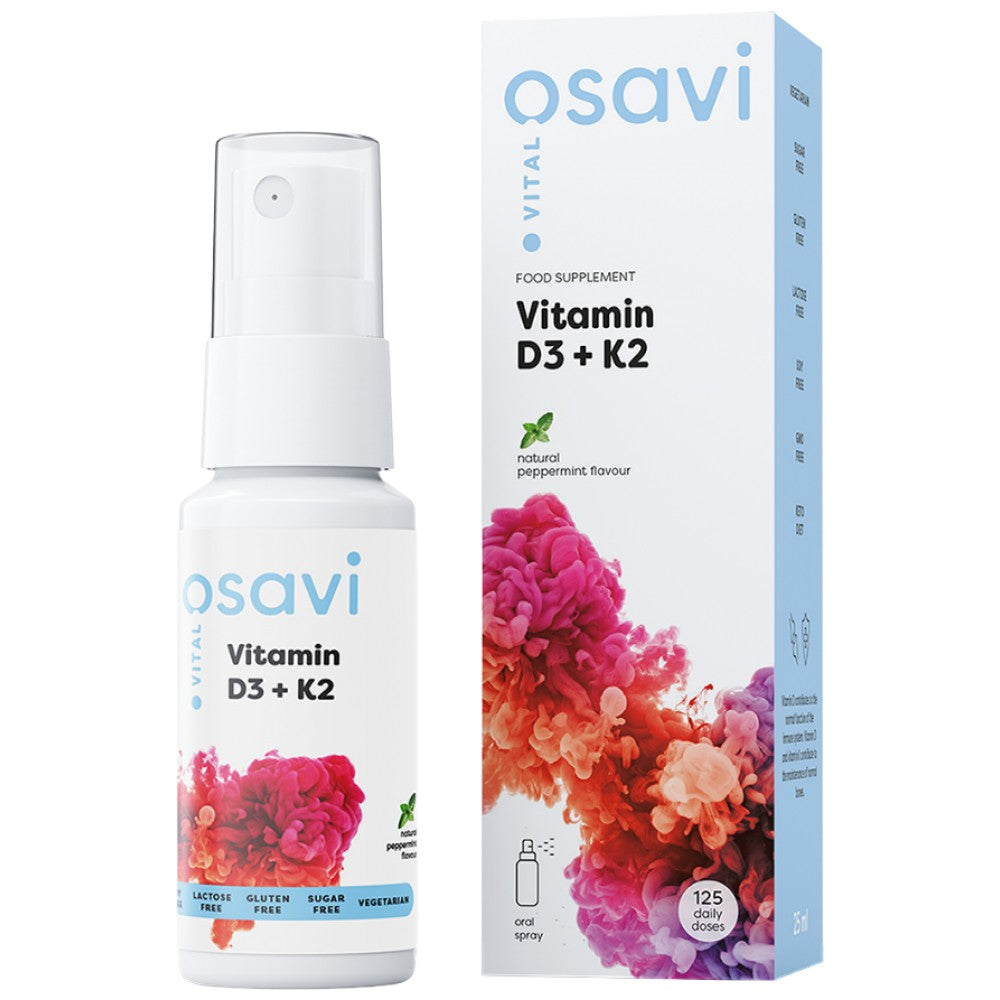 Vitamine D3 + K2 | Spray oral - 25 ml
