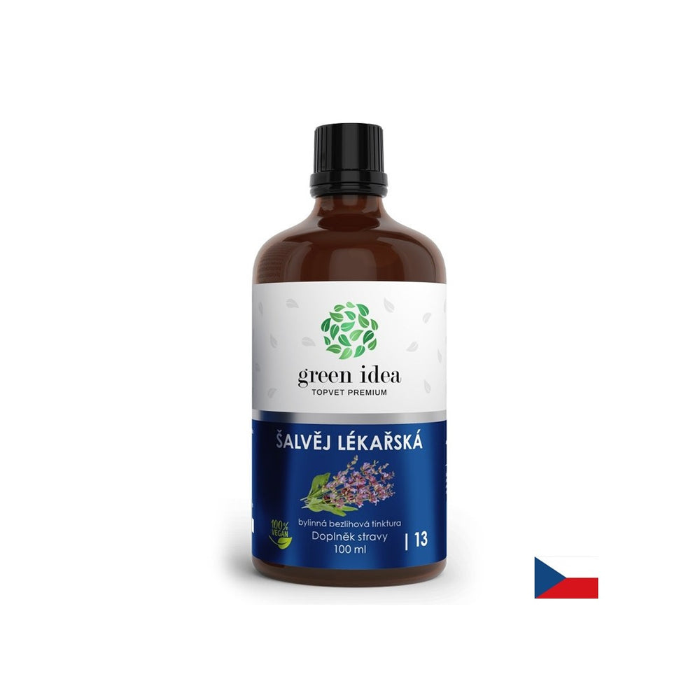 Contre la transpiration indésirable et la ménopause - Salvia (sage), teinture (sans alcool), 100 ml