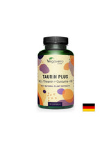 Contre le stress et la fatigue - Taurine + L-théanine, curcuma et vitamine B3, 90 capsules
