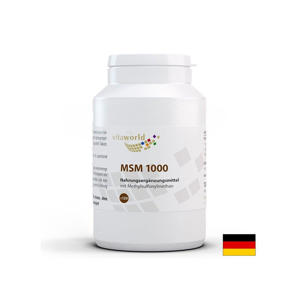 Joints et os - MSM (méthylsulfonyl méthane), 1000 mg x 120 comprimés