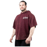 <tc>Legal Power</tc> Sweat à capuche Stone Wash Rag Top « Boston »/Haut à capuche/Rouge - Rouge