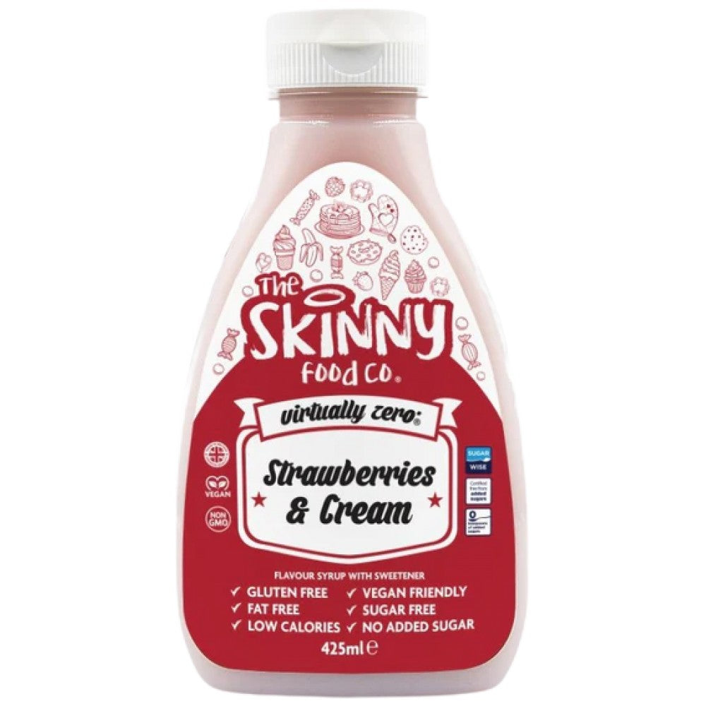 Sirop maigre | Crème aux fraises - 425 ml