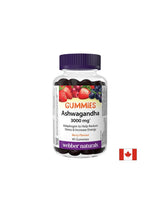 Stress et bonne humeur - Ashwagandha, 200 mg x 45 comprimés de gelée, saveur de baies