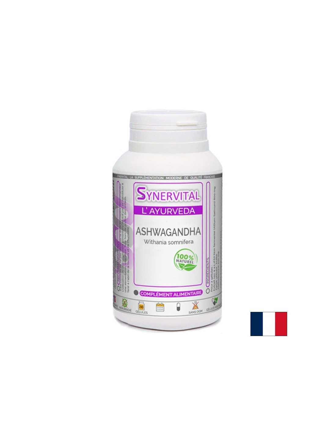 Stress et bonne humeur - Ashwagandha, 300 mg x 60 capsules