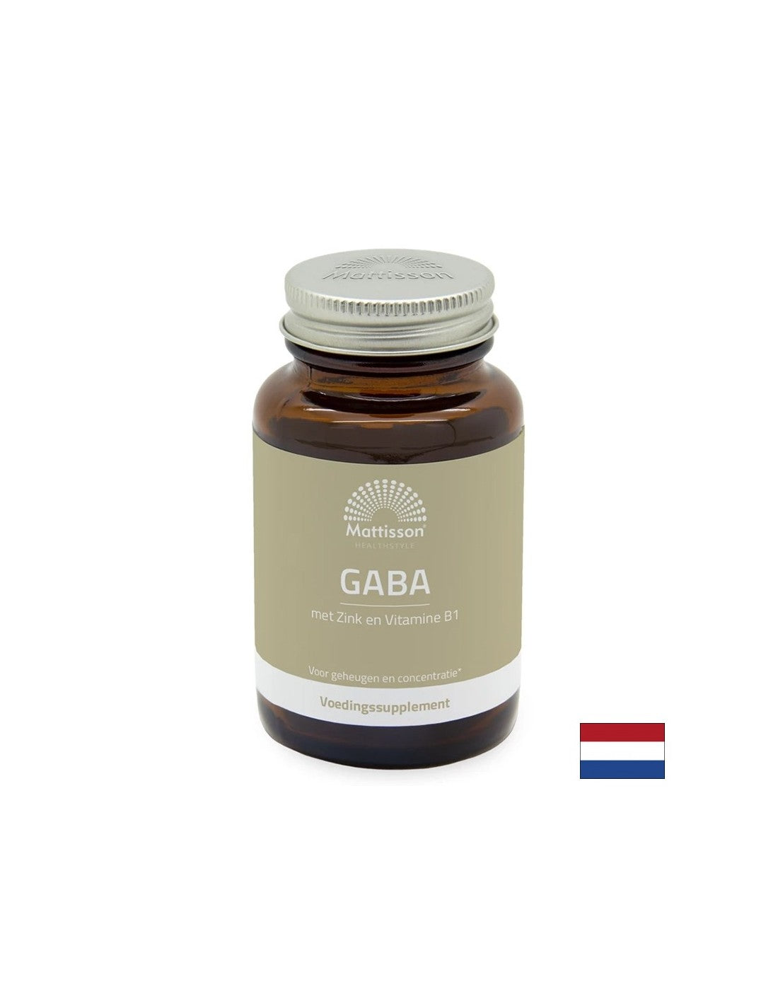Stress et bonne humeur - GABA 1000 mg + zinc et vitamine B1, 60 comprimés