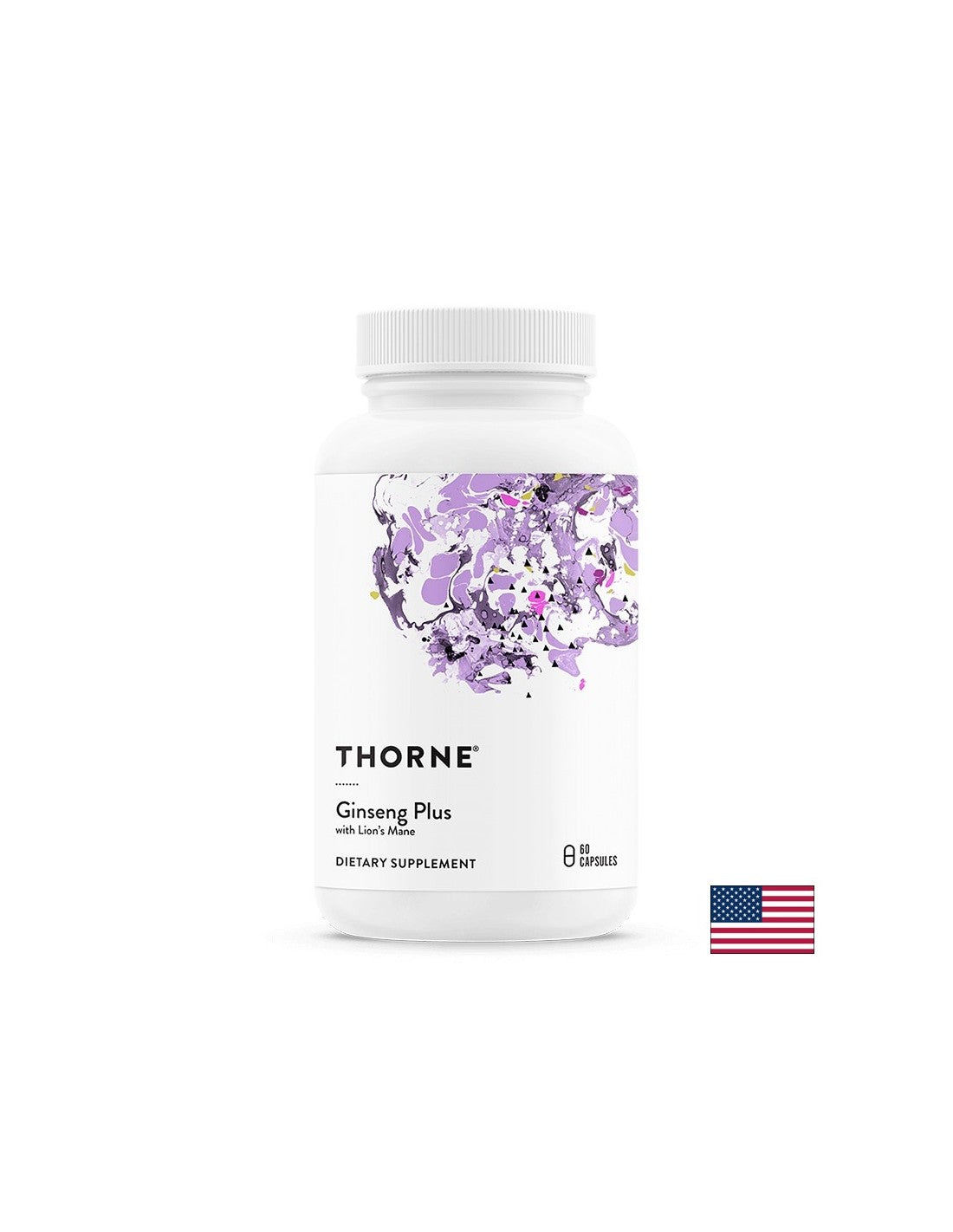 Stress et bonne humeur - Mane et Pirin au ginseng coréen + lion (thé Mursal), 60 capsules