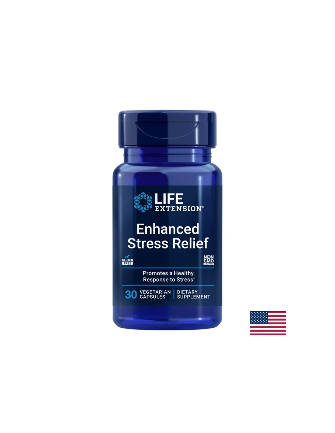 Stress et bonne humeur - Baume de citronnage + L-théanine - Soulagement du stress à l'échec, 30 capsules