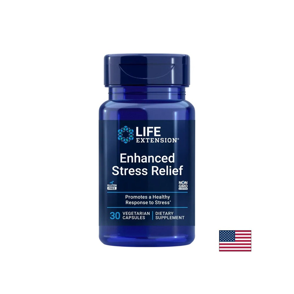 Stress et bonne humeur - Baume de citronnage + L-théanine - Soulagement du stress à l'échec, 30 capsules