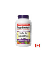 Formule super prostatique pour hommes, 180 capsules de softgel