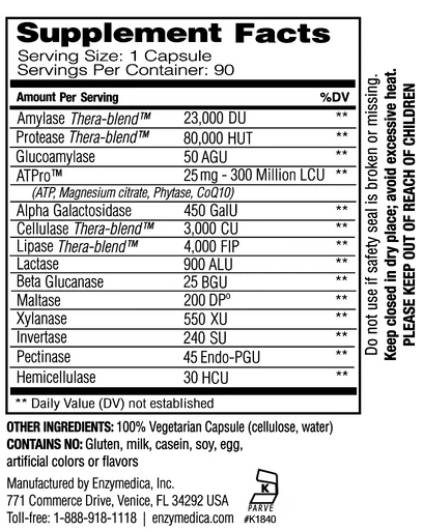 Digérer l'or avec ATPRO - 90 capsules