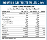 Comprimés d'électrolyte effervescent - 20 comprimés solubles