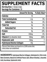 Collagène | avec l'acide hyaluronique et la vitamine C - 336 grammes