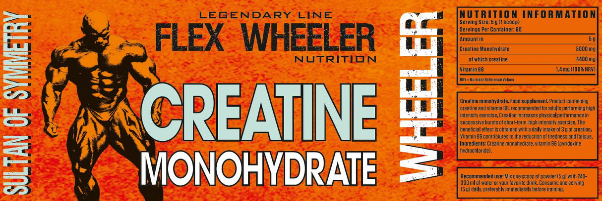 Créatine monohydrate | avec de la vitamine B-6 - 300 grammes