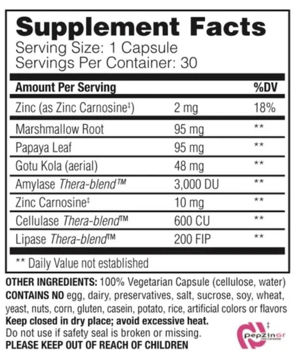 Acide apaiser | avec guimauve et papaye - 30 capsules