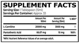 Liquide en L-carnitine 3000 mg - 500 ml