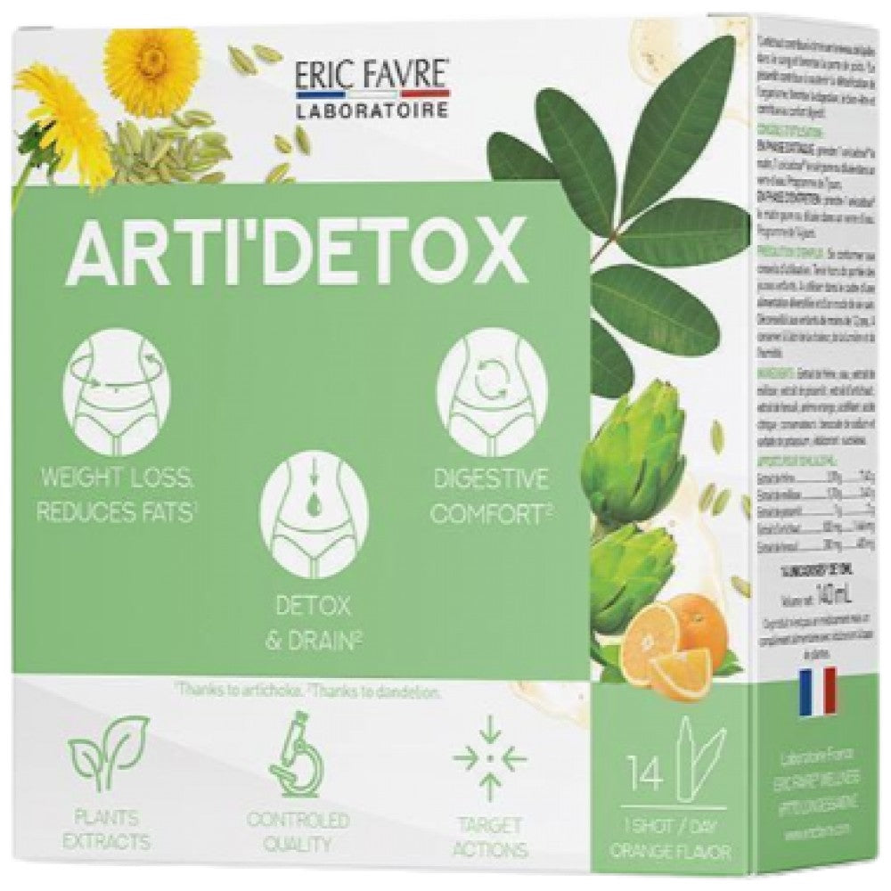 Arti Detox | Programme détoxifiant des artichauts - 14 x 10 ml