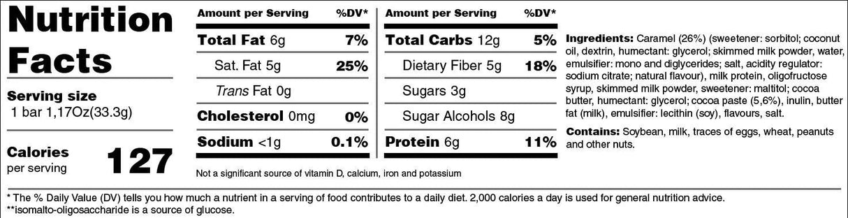 Barre Softy Protein | Pas de sucre ajouté - 18 x 33,3 grammes