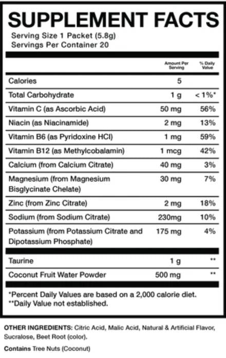 Cbum hydrate 20 x 5,8 grammes