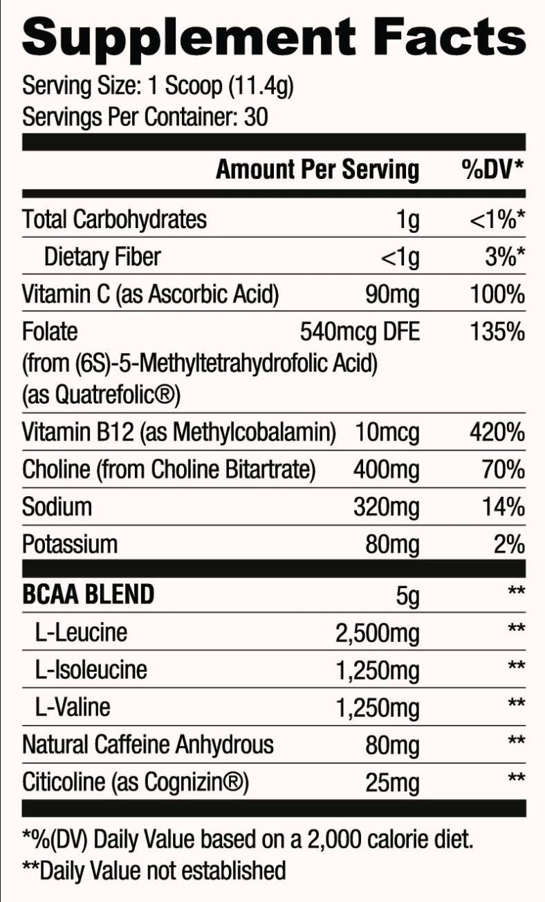 BCAA Focus | avec de la caféine et de la choline 333 grammes