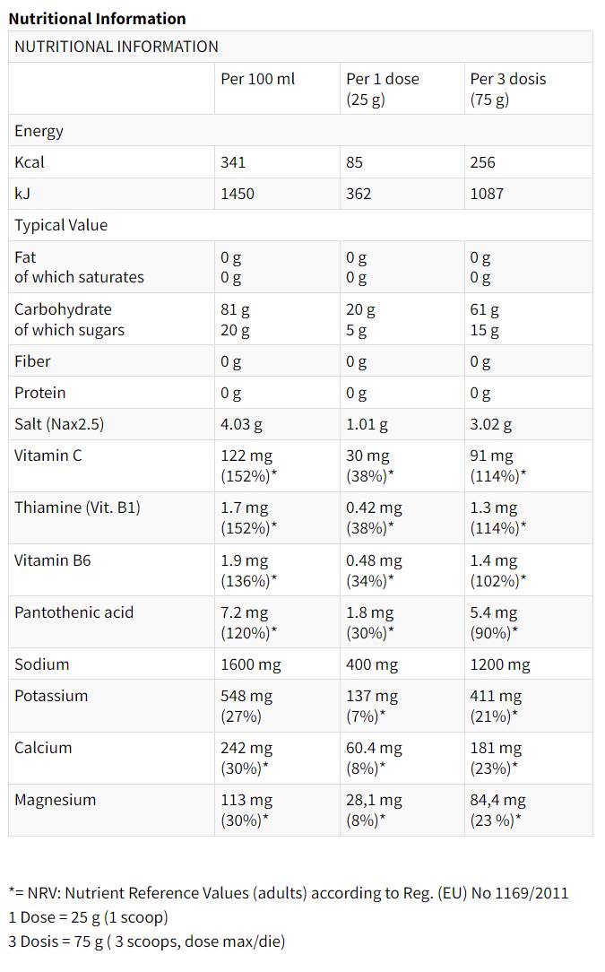 Super Hydro | Électrolytes et glucides - 500 grammes