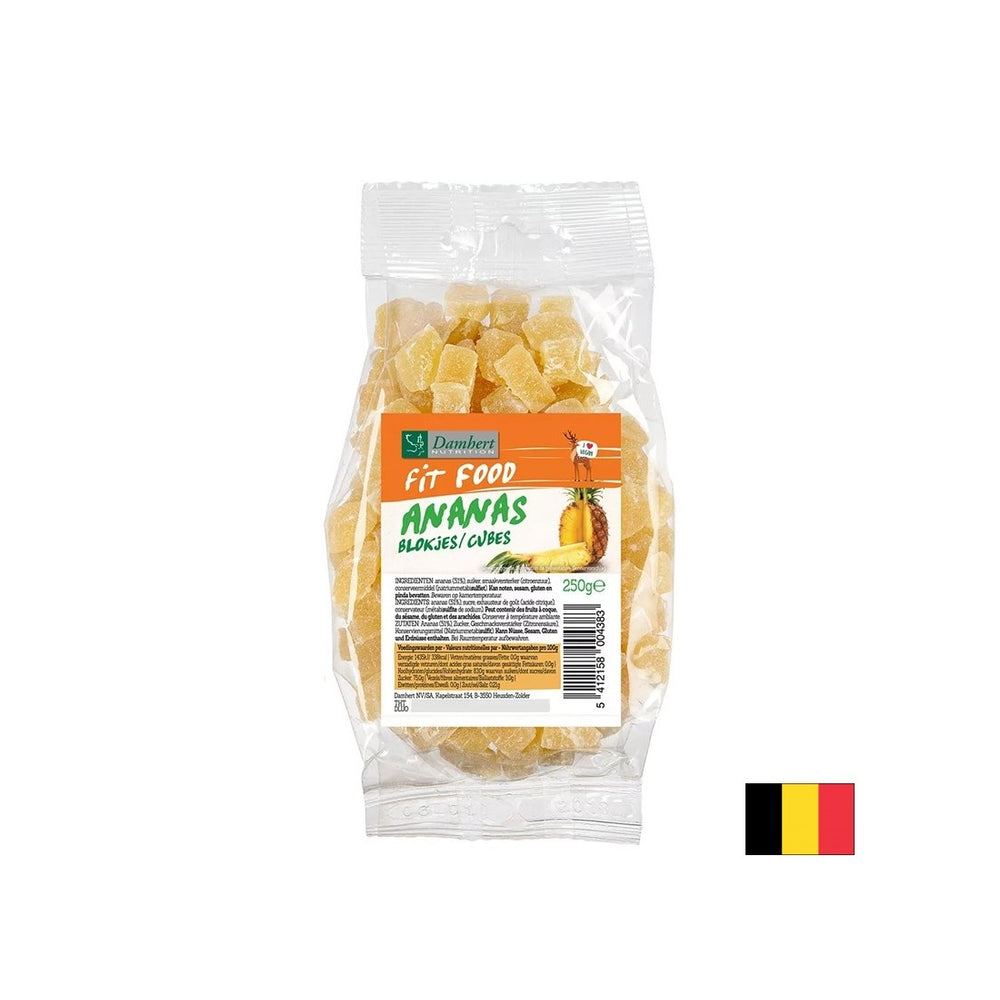 Cubes d'ananas séchés, 250 g