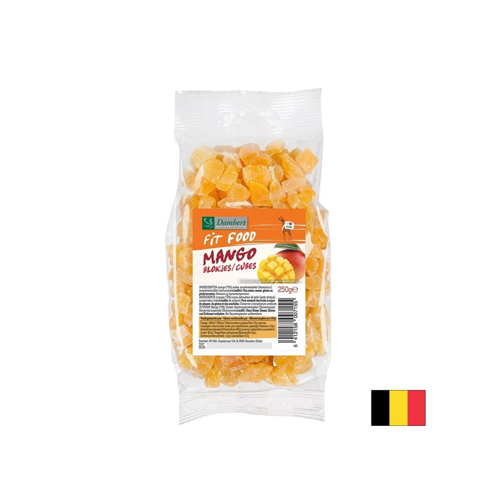 Mango séché en dés, 250 g