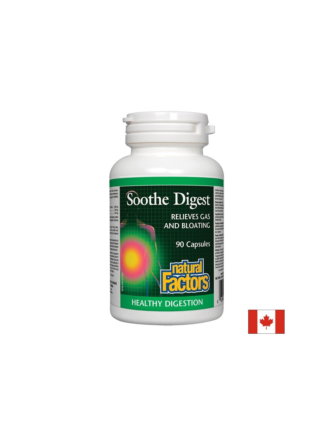 Apaiser les capsules de digestion 450 mg - 90