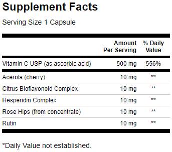 Capsules Ultra C Formula 250