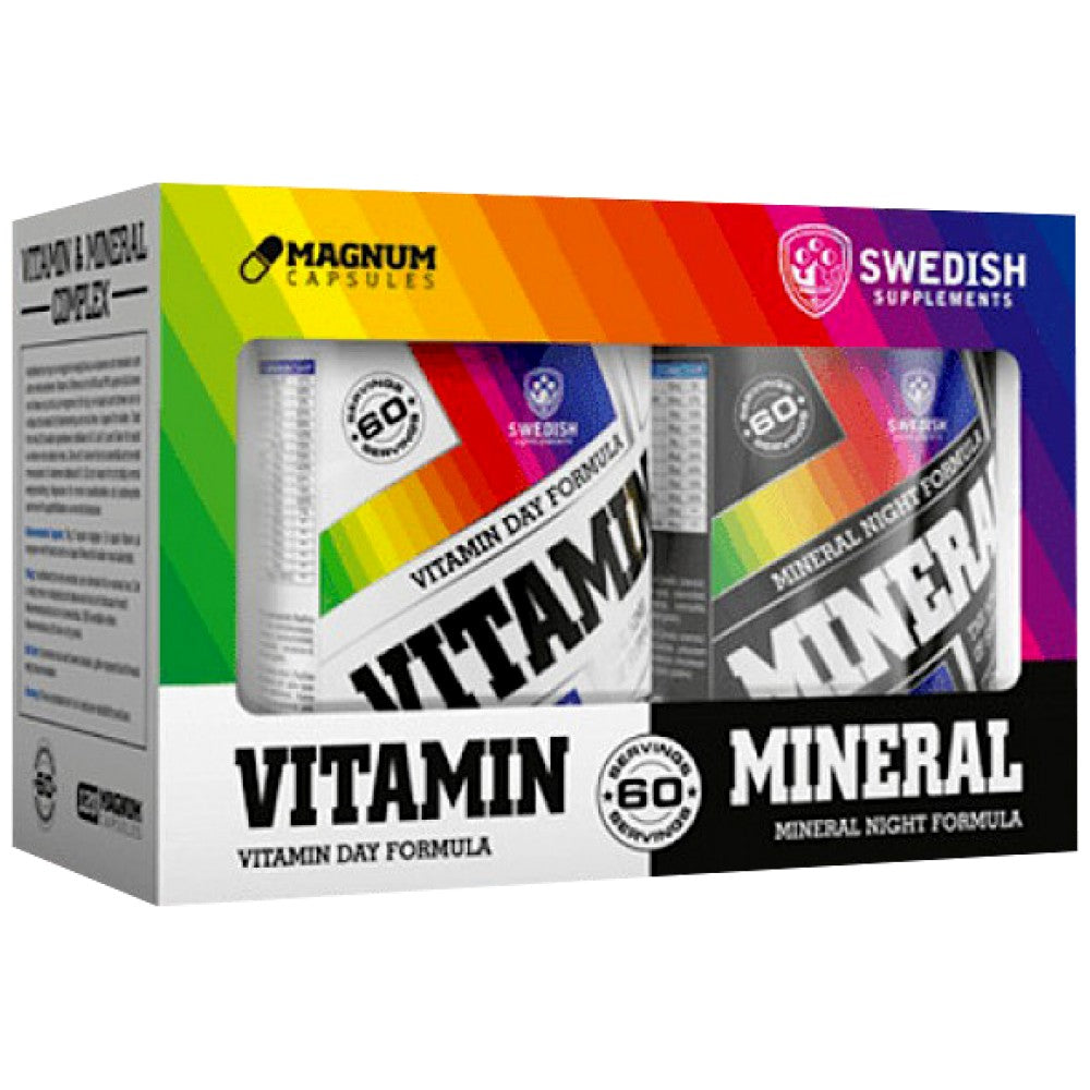Vitamin Day Formula et Mineral Night Formula Complex - 2 x 120 capsules