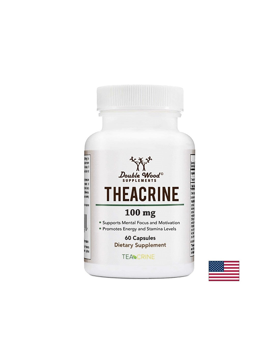 Théacrine, 60 gélules <tc>Double Wood</tc>