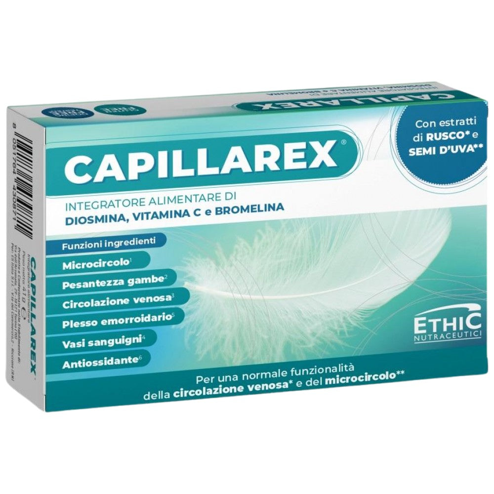 Capillarex | Support des vaisseaux sanguins - 30 comprimés