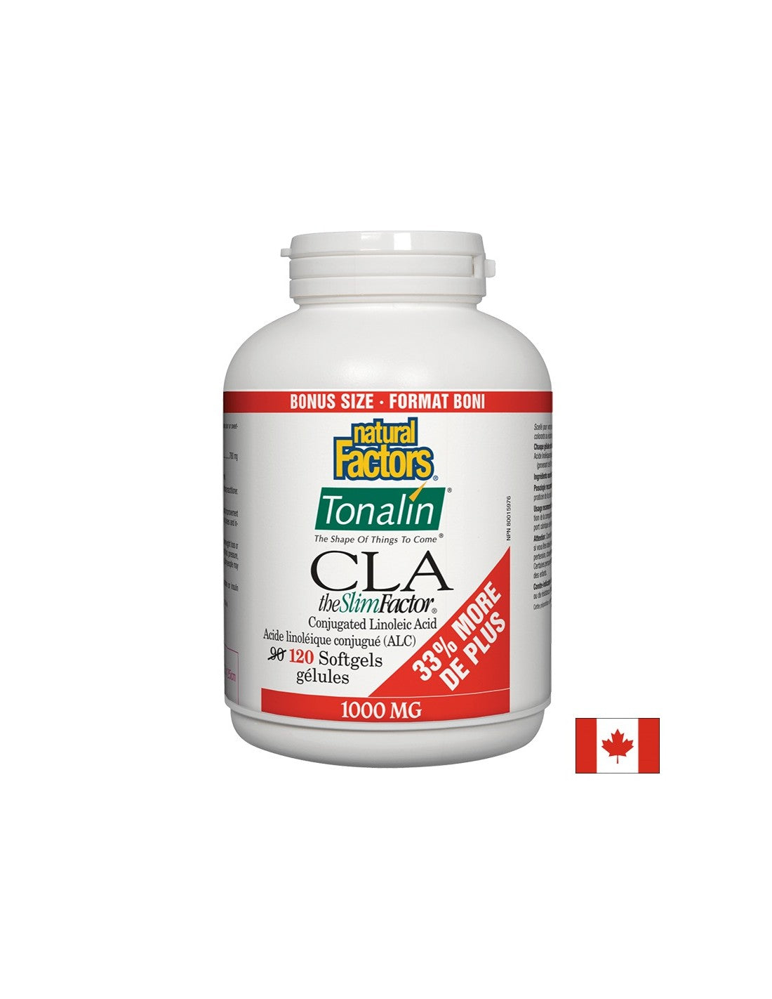 Tonalin CLA 1000 mg - 120 capsules de gel