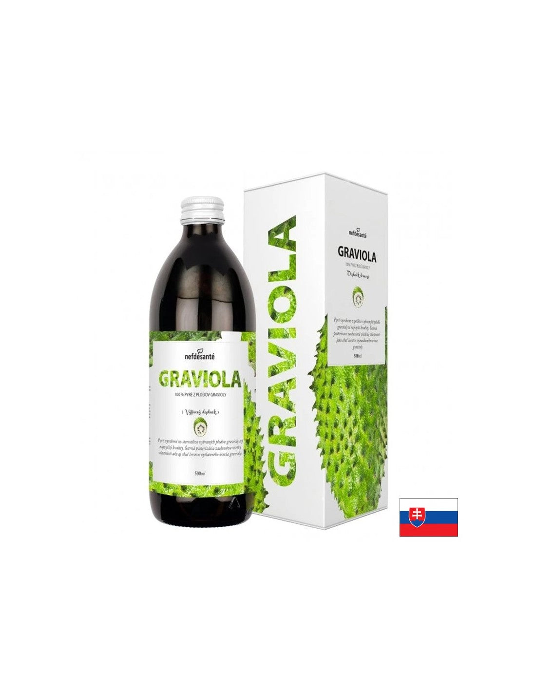 Purée Graviola (fruit) - Ton et forte immunité, 500 ml, 10 doses