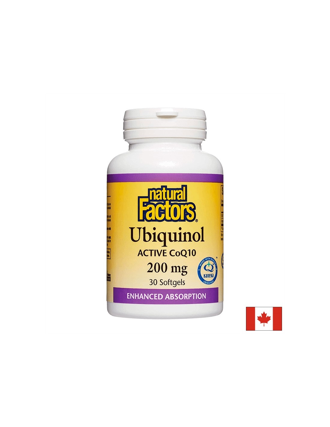 Ubiquinol Active CoQ10 200 mg - 30 capsules de gel