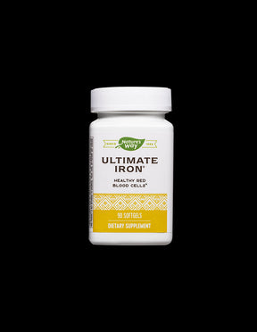 Ultimate Iron - Formula with iron, folate and vitamin B12 (for anemia), 90 softgels Nature's Way - Nutra Best Europe