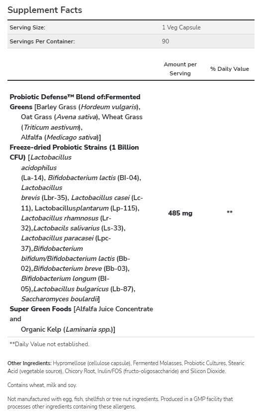 Capsules Probiotic Defence ™ - 90