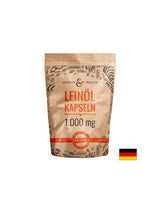 Pour soutenir l'immunité, la fonction cardiaque et cérébrale - huile de lin, 1000 mg x 250 capsules