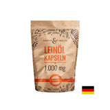 Pour soutenir l'immunité, la fonction cardiaque et cérébrale - huile de lin, 1000 mg x 250 capsules