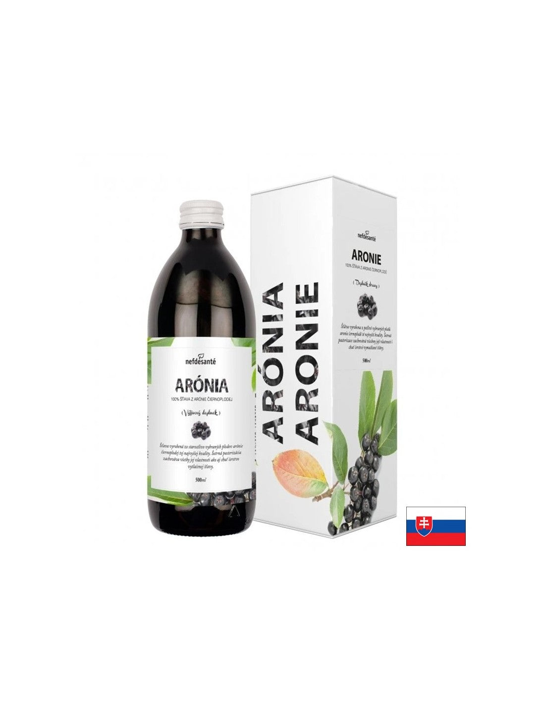 Aronia Juice - Antioxydant puissant - Heart, Métabolique et Santé du foie, 500 ml, 10 doses
