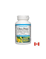 Huile de prime de soirée Ultra Prim 500 mg - 90 capsules de gel
