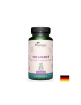 Vitamines végétaliennes et minéraux pour les femmes enceintes et allaitantes avec EPA/DHA végétale et gingembre, 60 capsules