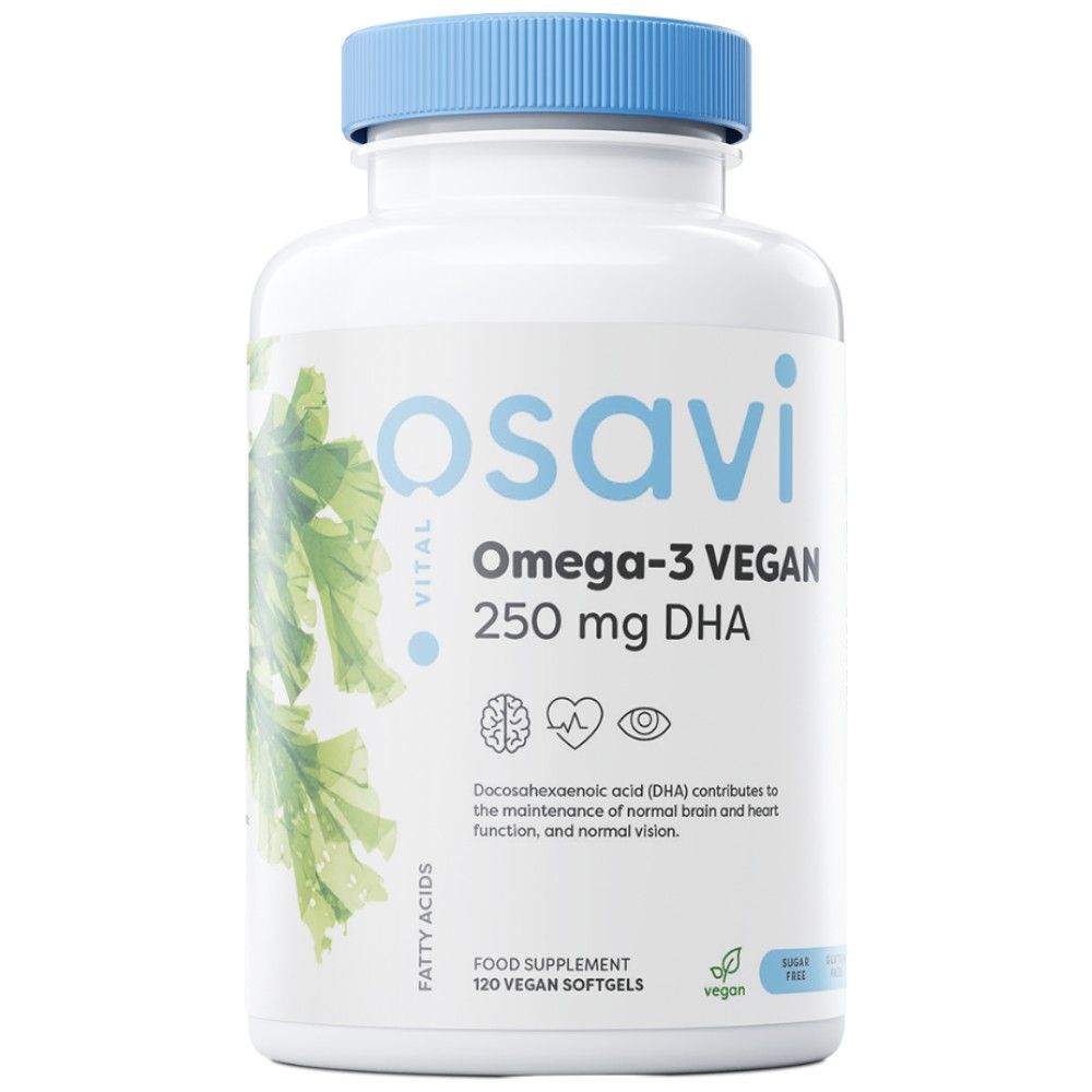 Oméga-3 végétalien | 250 mg DHA - 60 softgels