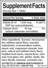 Triple action B-12 1000 MCG - 90 comprimés