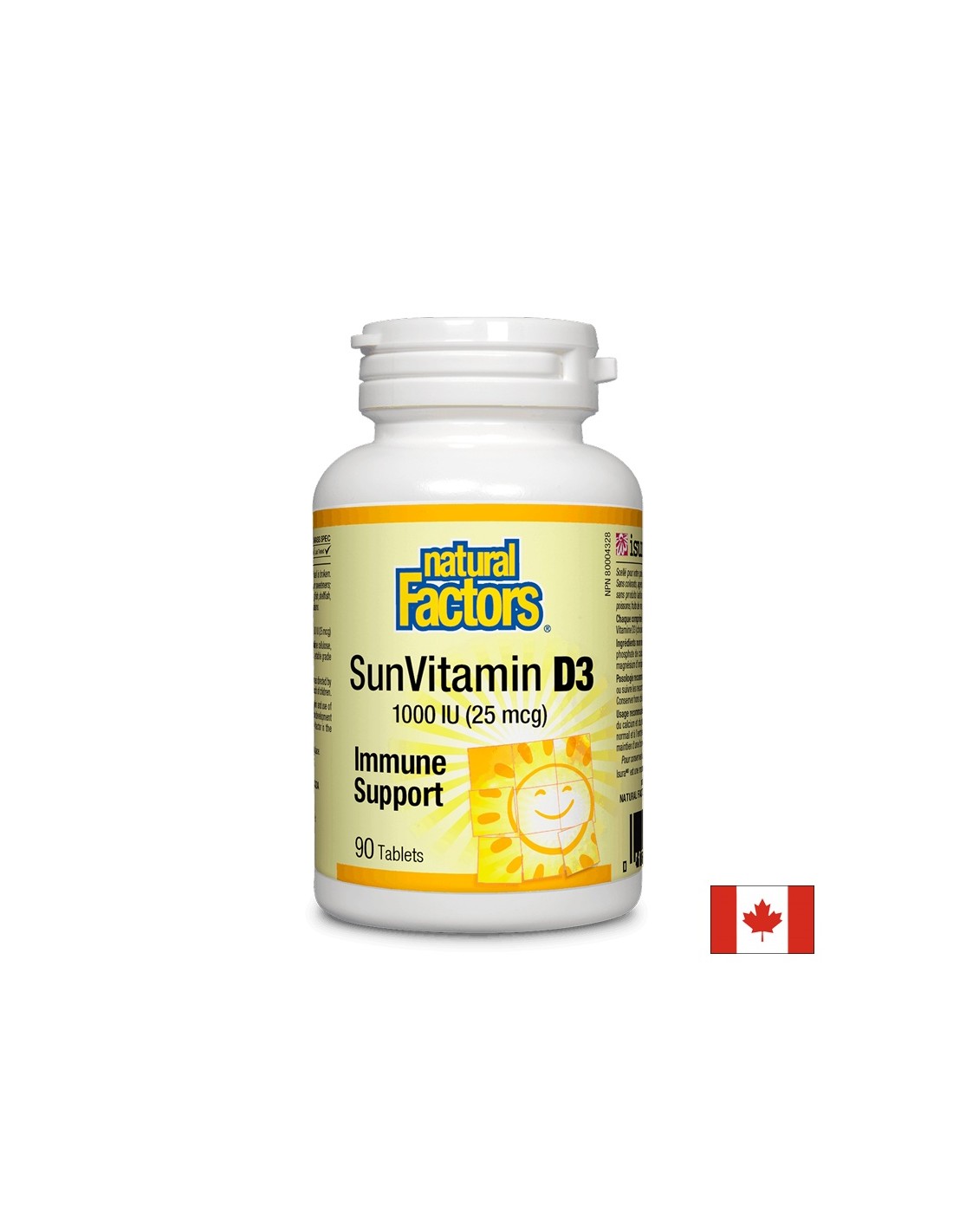 Sunvitamin D3 1000 UI - 90 comprimés